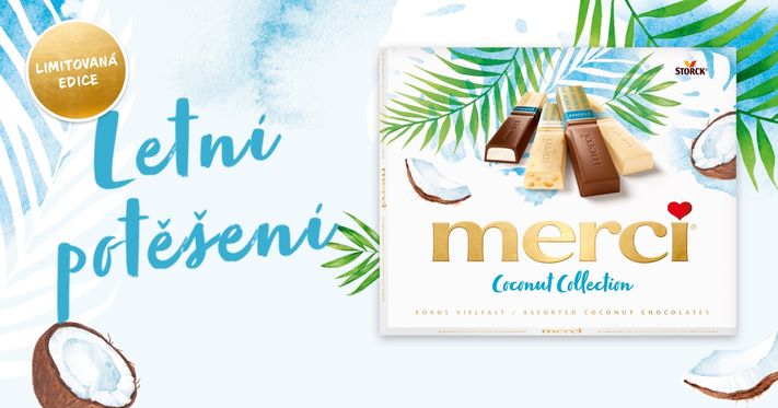 merci Coconut Collection – objevte to pravé léto s merci!