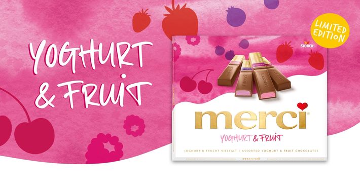 merci Yoghurt&Fruit - Poděkovat s merci nebylo nikdy tak osvěžující!