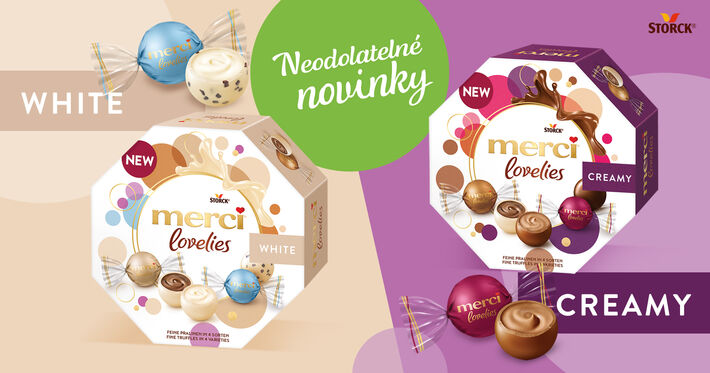 Přichází neodolatelné novinky: merci lovelies White & Creamy